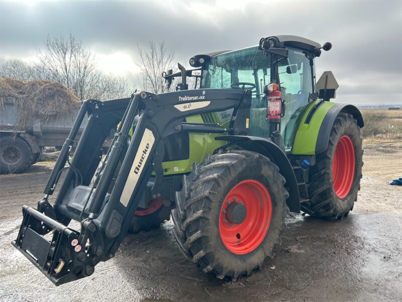 Claas Arion 460 – 140 ch – 2020 – 7 852 H + chargeur frontal Quicke Q4s