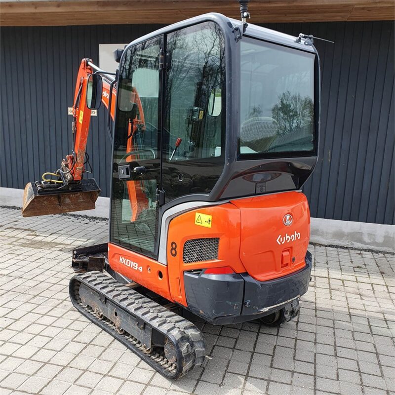 KUBOTA KX019-4 – 1T9 – 3 450 h – 2014 – Image 23