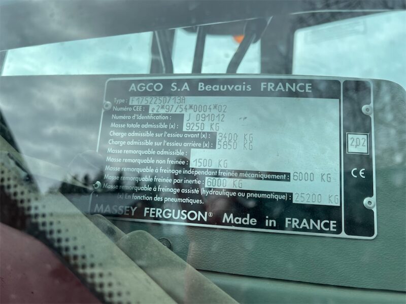 MASSEY FERGUSON 6280-4 – 133 ch – 2000 – 3 763 h – Image 40