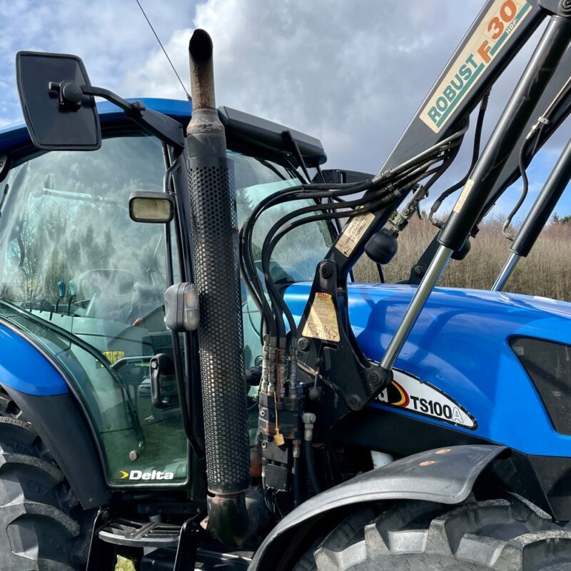 NEW HOLLAND TS100A – 101 ch – 2005 – 4T5 – 6 701 h – CHARGEUR FRONTAL – Image 45