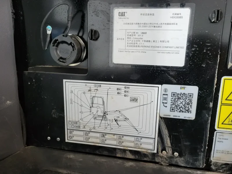 Caterpillar 301.8 - 2T - 265 h - 2022 – Image 17